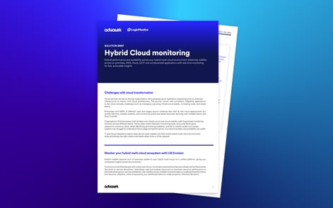 LogicMonitor Hybrid Cloud monitoring Solution Brief